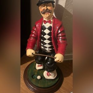 Frustrated Golfer Statue By Peter Mook